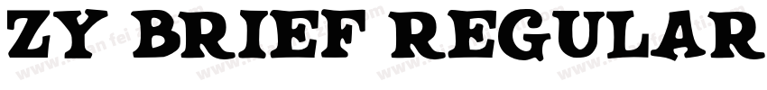 ZY Brief Regular字体转换